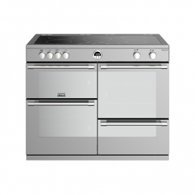 Stoves 110 cm Sterling Deluxe Electric Induction Range Cooker - Stainless Steel - A Rated