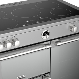 Stoves 90 cm Sterling Deluxe Electric Induction Range Cooker - Stainless Steel - A Rated - 2