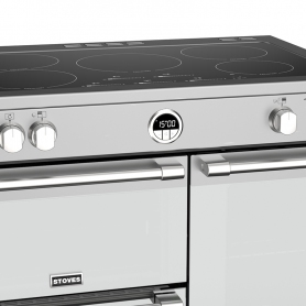 Stoves 90 cm Sterling Deluxe Electric Induction Range Cooker - Stainless Steel - A Rated - 3