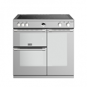 Stoves 90 cm Sterling Deluxe Electric Induction Range Cooker - Stainless Steel - A Rated