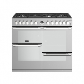 Stoves 100 cm Sterling Dual Fuel Range Cooker - Stainless Steel - A Rated