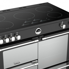 Stoves 100 cm Sterling Electric Induction Range Cooker - Black - A Rated - 2