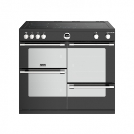 Stoves 100 cm Sterling Electric Induction Range Cooker - Black - A Rated - 0