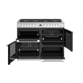 Stoves 110 cm Sterling Dual Fuel Range Cooker - Stainless Steel - A Rated - 1