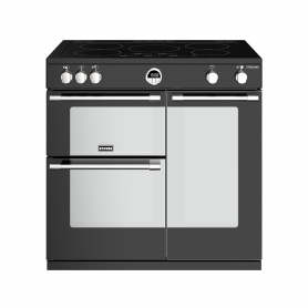 Stoves 90 cm Sterling Electric Induction Range Cooker - Black - A Rated - 0