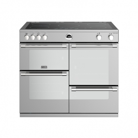 Stoves 100 cm Sterling Electric Induction Range Cooker - Stainless Steel - A Rated - 0