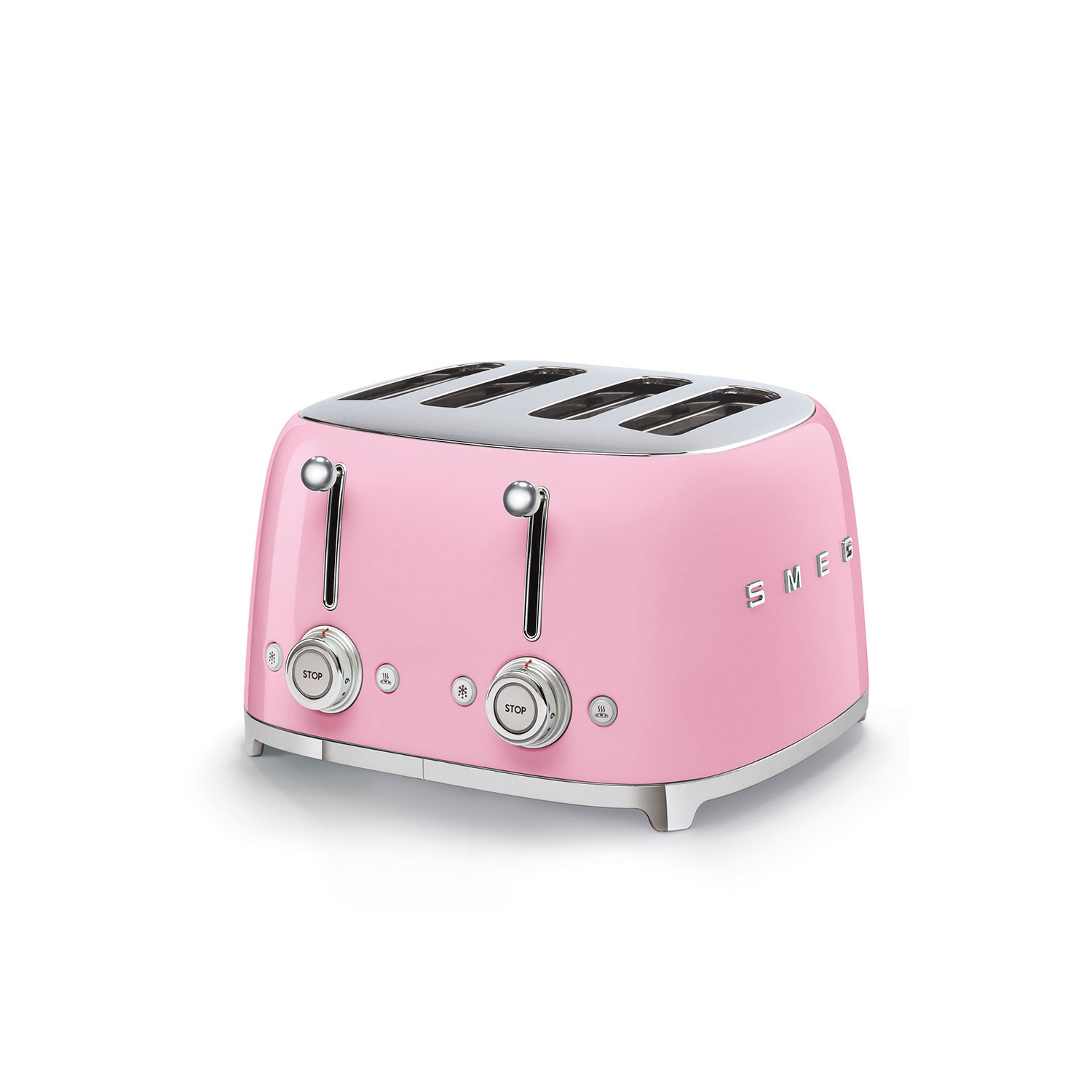 Smeg 4 Slice Toaster - Pink - 1