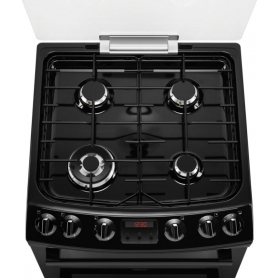 Zanussi 55cm Gas Cooker - Black - A Rated - 5