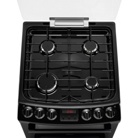 Zanussi 55cm Gas Cooker - Black - A Rated - 6