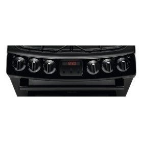 Zanussi 55cm Gas Cooker - Black - A Rated - 7