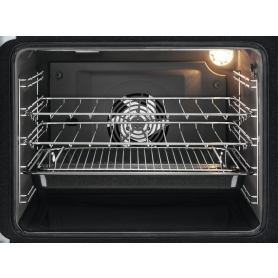 Zanussi 55cm Electric Cooker with Ceramic Hob - Black - A Rated - 4