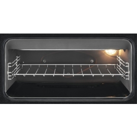 Zanussi 55cm Electric Cooker with Ceramic Hob - Black - A Rated - 5