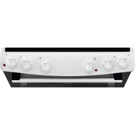 Zanussi 60cm Electric Cooker with Ceramic Hob - White - A Rated - 7