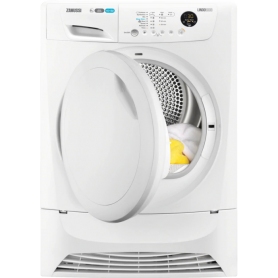 Zanussi 8 kg 1400 Spin Tumble Dryer - White - A+ Rated