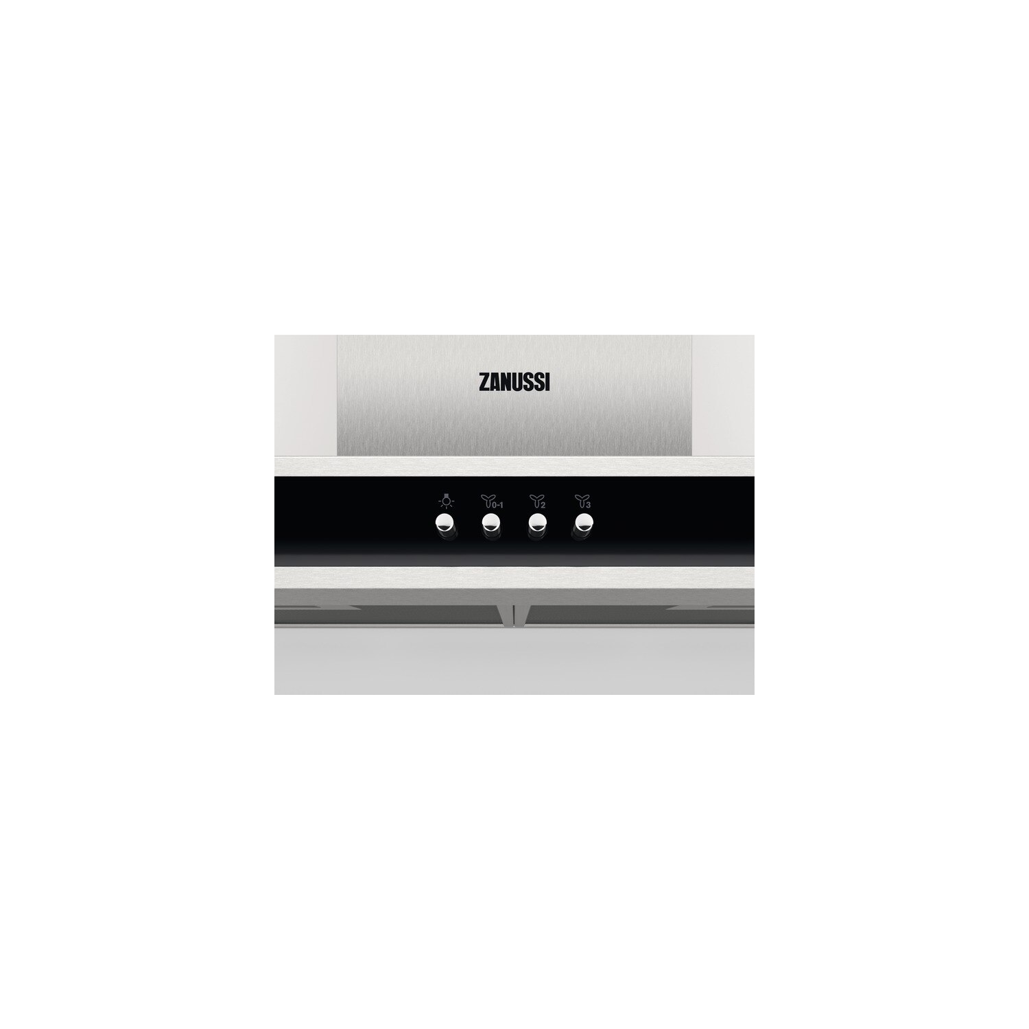 Zanussi 60cm Chimney Hood - Stainless Steel - C Rated - 5