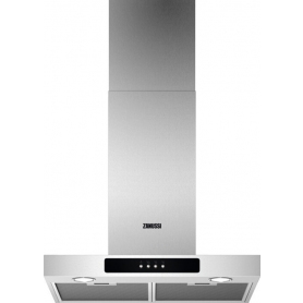 Zanussi 60cm Chimney Hood - Stainless Steel - C Rated