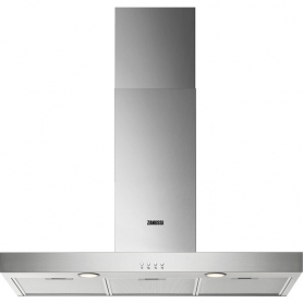 Zanussi 90cm Chimney Hood - Stainless Steel - C Rated - 0