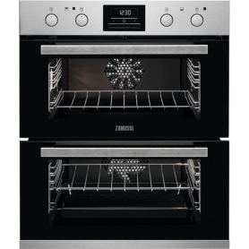 Zanussi Built  under Electric Double Oven - Stainless Steel - A Rated