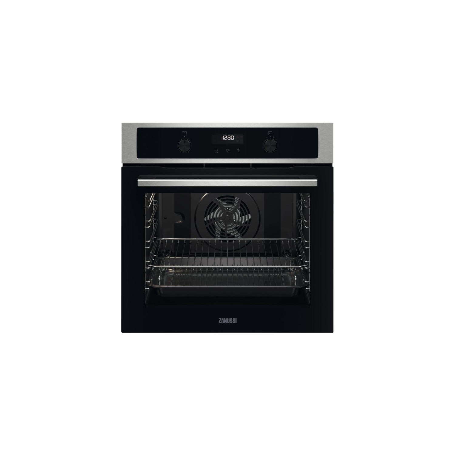 Zanussi 60cm Electric Oven - Stainless Steel - A+ Rated - 0