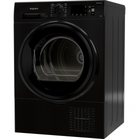 Hotpoint H3 D91B UK Tumble Dryer - Black - 1