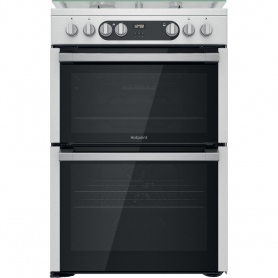 Hotpoint HDM67G9C2CX Electric Dual Fuel Cooker Double Cooker - Inox - 0