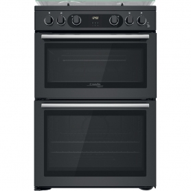 Hotpoint CD67G0C2CA Gas Cooker - Black - A+/A+ Rated
