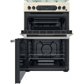 Hotpoint CD67G0C2CJ Gas Cooker with Double Oven - 2