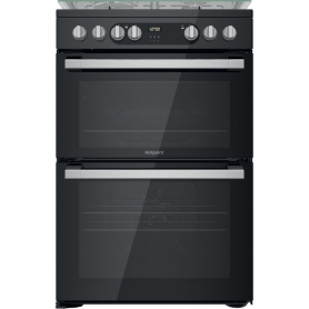 Hotpoint HDM67G9C2CSB Dual Fuel Double Cooker - Black - 0