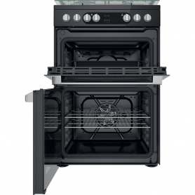 Hotpoint HDM67G9C2CSB Dual Fuel Double Cooker - Black - 1