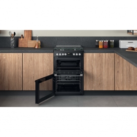 Hotpoint HDM67G9C2CSB Dual Fuel Double Cooker - Black - 3