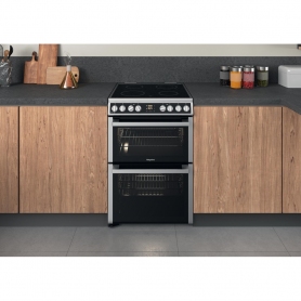 Hotpoint HDM67V8D2CX Electric Double Cooker - Inox - 3