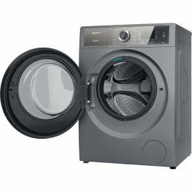 Hotpoint H8 W046SB UK Washing Machine - Silver - 1