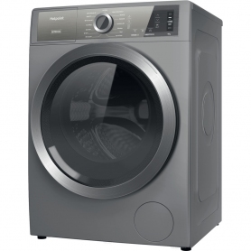 Hotpoint H8 W946SB UK Washing Machine - Silver - 1