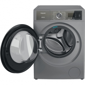 Hotpoint H8 W946SB UK Washing Machine - Silver - 2