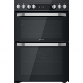 Hotpoint HDM67V9HCB Electric Double Cooker - Black - 0