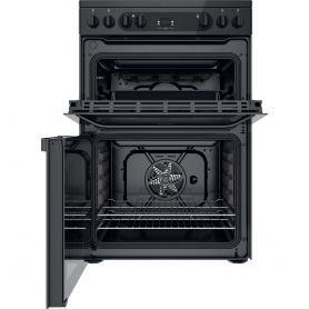 Hotpoint HDM67V92HCB Double cooker - Black - 2
