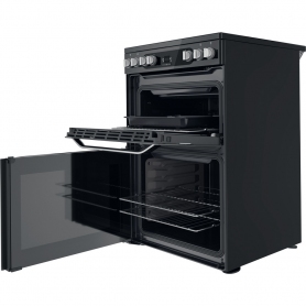 Hotpoint HDM67V9HCB Electric Double Cooker - Black - 2