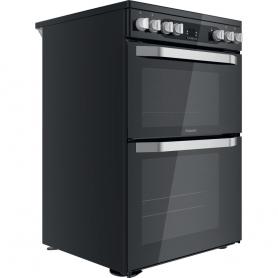 Hotpoint HDM67V9HCB Electric Double Cooker - Black - 1