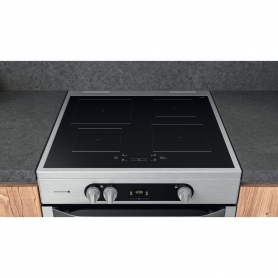 Hotpoint 60cm induction electric cooker HDM67I9H2CX - 0