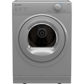 Indesit I1 D80S UK Tumble Dryer - Silver - 0