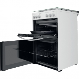 Indesit ID67G0MCW/UK Double Cooker - White - 2