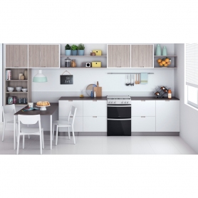 Indesit ID67G0MCW/UK Double Cooker - White - 3