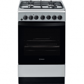 Indesit IS5G4PHSS/UK Cooker - Stainless Steel - 0