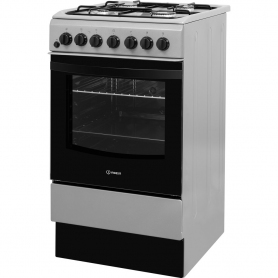 Indesit IS5G4PHSS/UK Cooker - Stainless Steel - 1